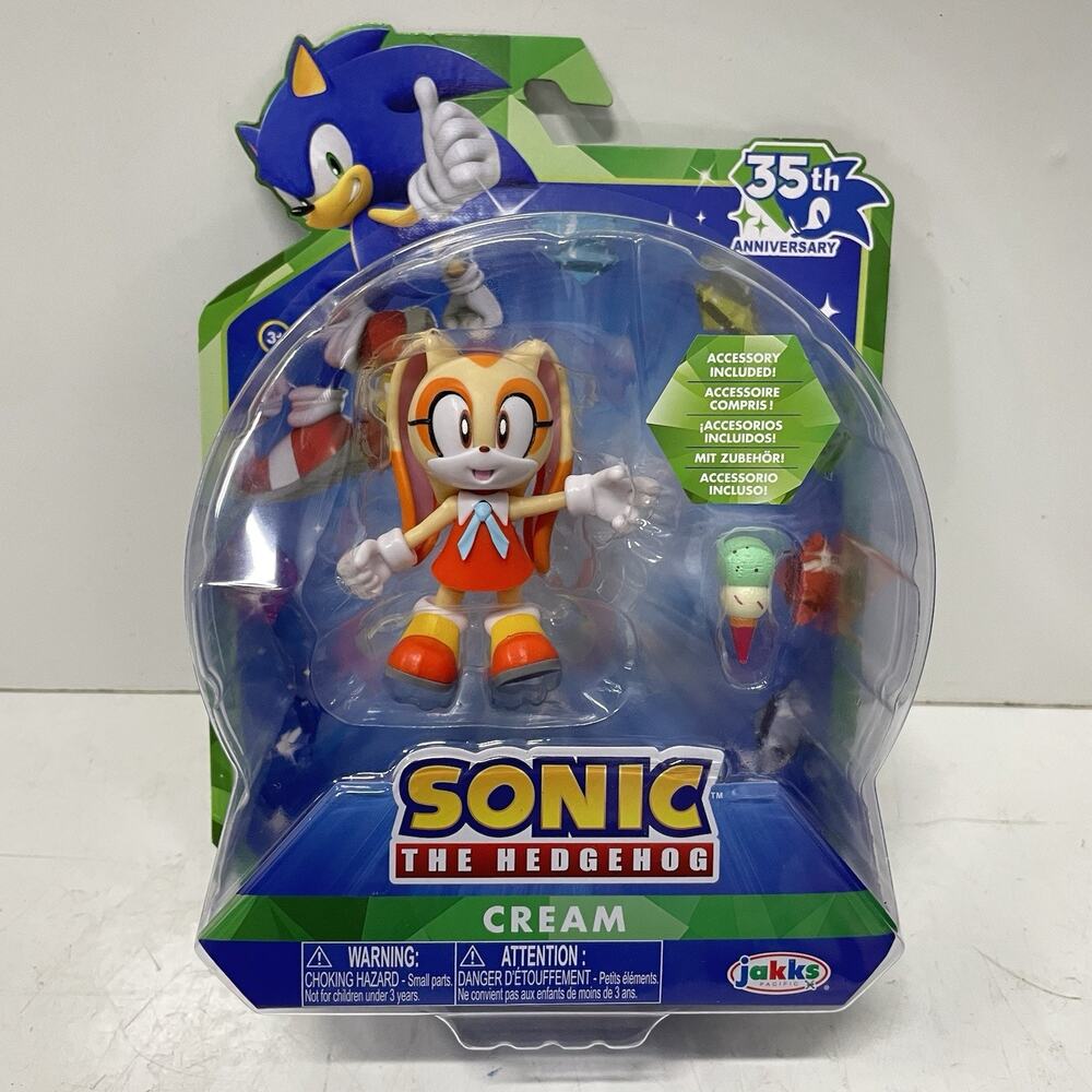 Jakks Pacific Sonic The Hedgehog Cream The Rabbit with Ice Cream Action Figure